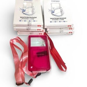 Resell Lot 10 count TOPGO Waterproof Cases Fits Up to 7" Phone Crossbody Lanyard